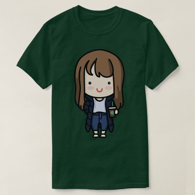 Camiseta Toque de Hipster Coreano (Frente do Design)