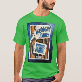 Camiseta Toque de Washington Blues Vintage Piano Sheet Musi