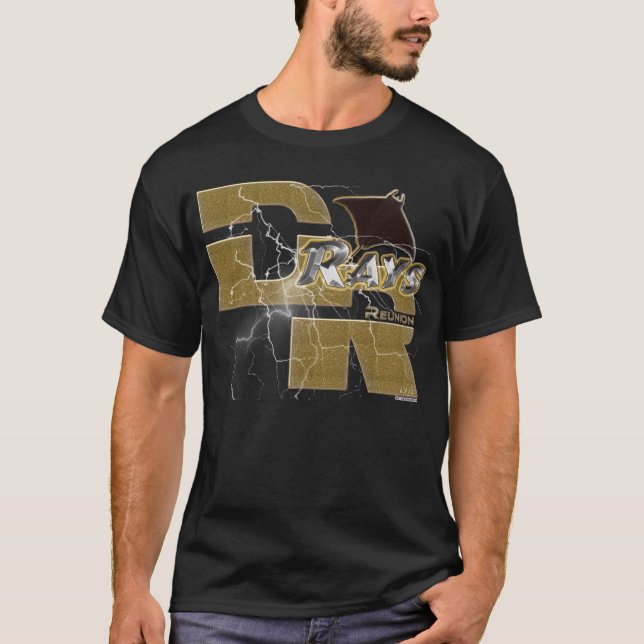 Camiseta Toque dourado do Devil Rays (Frente)