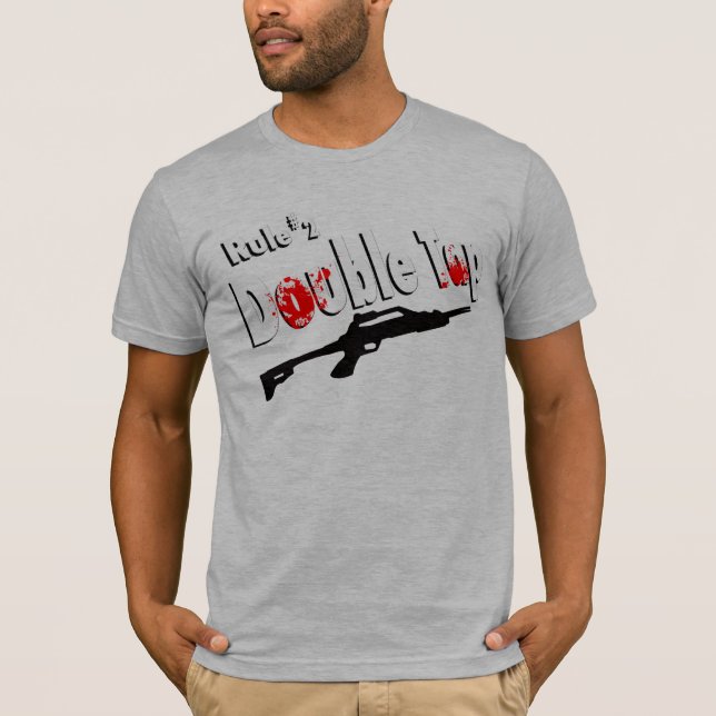 Camiseta Toque duplo de Zombie (Frente)