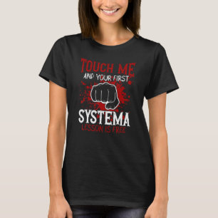 Camiseta Toque Em Mim E Sua Primeira Lição Do Sistema É Liv