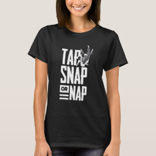 Camiseta Toque Em Snap Ou Nap Funny Jiu Jitsu