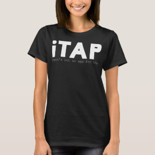 Camiseta Toque em Tipografia Engraçado Tap Dançando Hobby D
