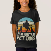 Toque Guitarras Pet Dog Retro Music Guitarist Anim