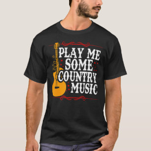 Camiseta Toque-me alguma música country 2