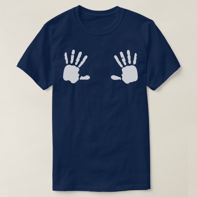 Camiseta Toque-me no presente (Frente do Design)