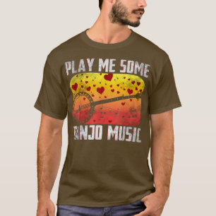 Camiseta Toque-Me Um Jogador Banjo Música Banjo Bluegrass M