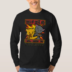 Camiseta Toque Meu Café Eu Vou Mostrar Meu Gangster Interio