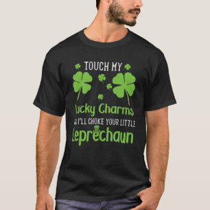 Camiseta Toque Meus Amuletos Da Sorte E Eu Vou Estrangular