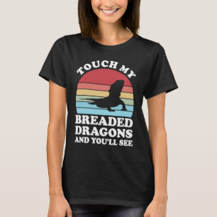 Camiseta toque meus dragões penteados e você verá o carneir
