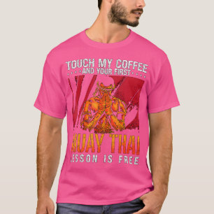 Camiseta Toque na minha mochila do café Combatendo a Mua do