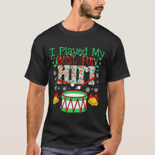 Camiseta Toquei o Meu Melhor Para Ele Pequeno Baterista de