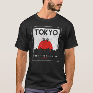 Camiseta Tóquio A Terra Da Ascensão Sun Japão