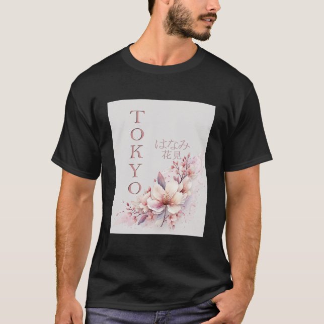 Camiseta Tóquio Cherry Blossom (Frente)