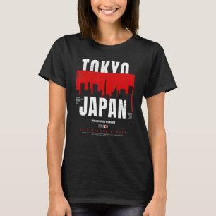 Camiseta Tóquio Japão A Terra Da Rua Original Do Sol Ascens