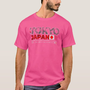 Camiseta Tóquio Japão A Terra Do Sol Da Ascensão