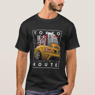 Camiseta Tóquio Route Drag Racing Japonês Import Car Gu