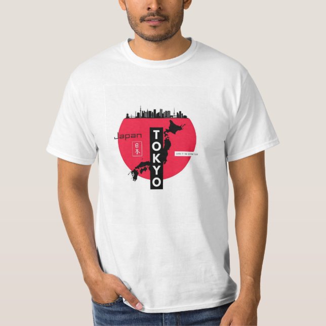 Camiseta Tóquio Street Vibes - Estilo Urbano Japonês Tee &  (Frente)