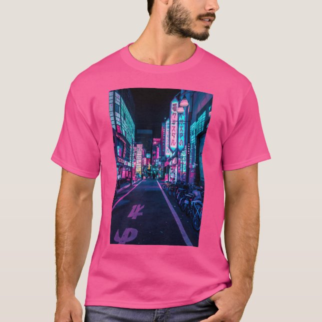 Camiseta Tóquio - Uma Terra Neon (Frente)