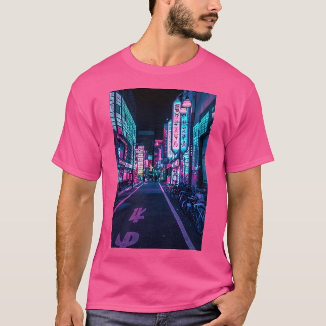 Camiseta Tóquio - Uma Terra Neon (Frente)