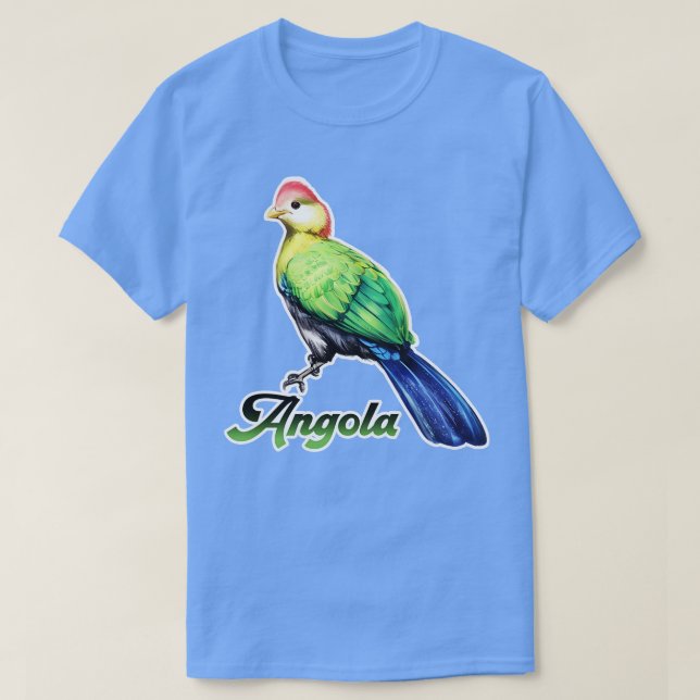 Camiseta Toraco de Pauline — Angola (Frente do Design)