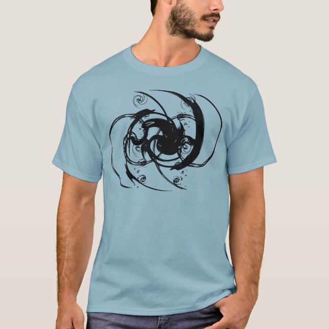 Camiseta Torção abstrata (Frente)