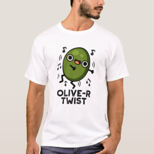 Camiseta Torção de Fruta de Oliva