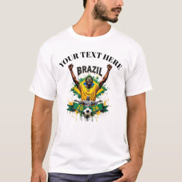 Camiseta Torcendor Personalizado da Seleção Brasileira de F