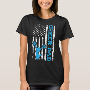 Camiseta Torcida Pai EUA Bandeira Americana Cheerleader Pai