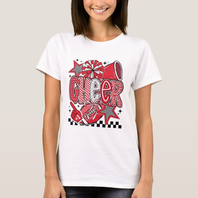 Camiseta Torcida Péll Torcida Torcedora Vermelho Mulheres G (Frente)