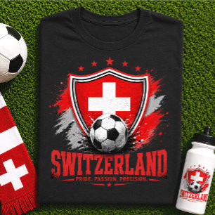 Camiseta Torcida Suíça Futebol Suíço Copa do Mundo