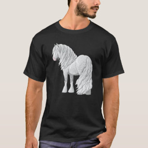 Camiseta Tordilho Manchado Branco Gypsy Vanner Irish Cob Dr