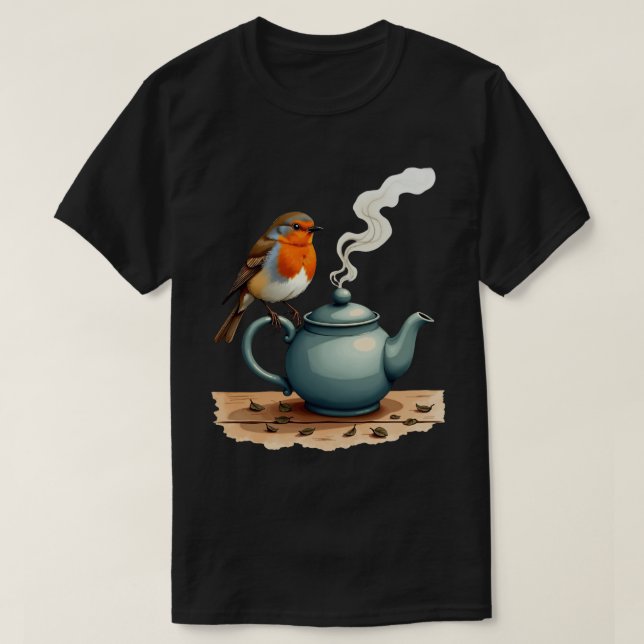 Camiseta Tordo do Chá (Frente do Design)