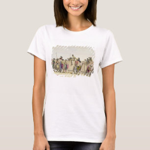 Camiseta Toreros que Reposing entre os touros, 1865 (cor l