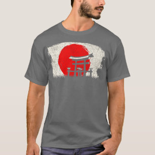 Camiseta Torii Gate Arquitetura Japonesa Arte
