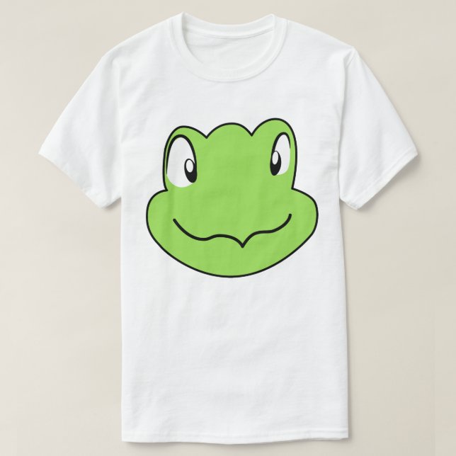 Camiseta Torin the Turtle Cartoon Smiling Face (Frente do Design)