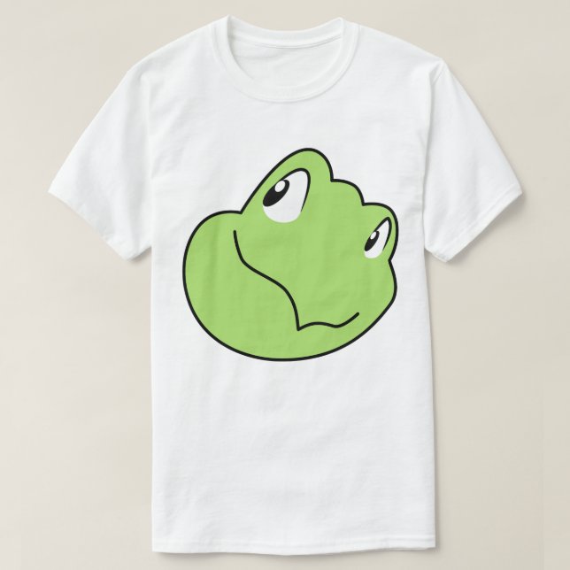Camiseta Torin the Turtle Cartoon Smiling Face 2 (Frente do Design)