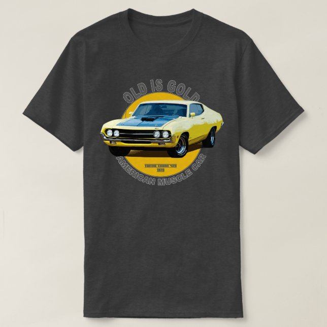 Camiseta Torino 429 Super Cobra American Muscle 60s 70s Ol (Frente do Design)