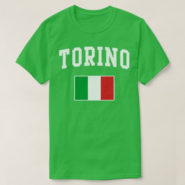 Camiseta Torino Itália Itália Itália Itália Bandeira italia (Frente do Design)