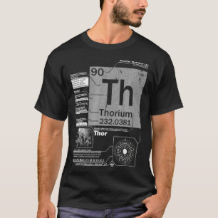 Camiseta Tório O Elemento Atômico Número 90 Ciência 