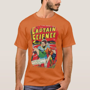 Camiseta Torn cobrir de quadrinhos Retro Science Herói Vint