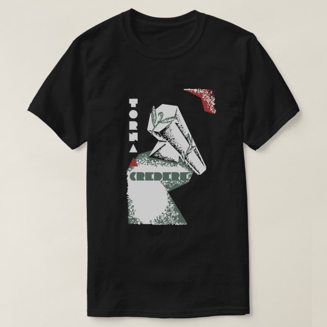 CAMISETA TORNA A CREDERE (Frente do Design)