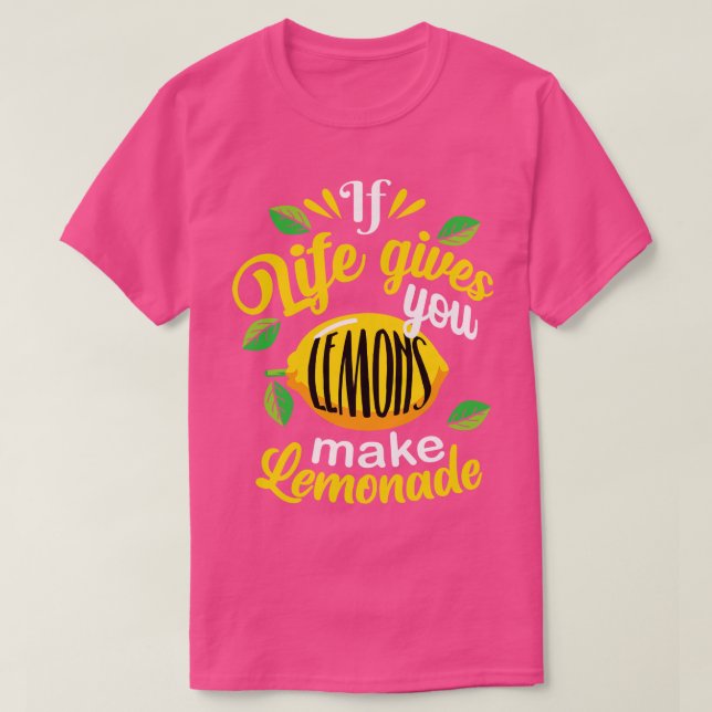 Camiseta Torna a limonada engraçada Lemon Vibes (Frente do Design)