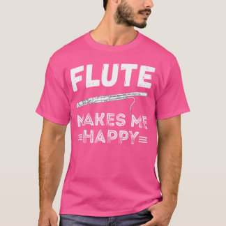 Camiseta Torna-me Feliz Flutist Music Instrume