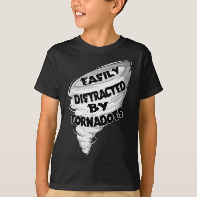 Camiseta Tornado Costume Boys Chaser Twister Twister Tasing (Frente)
