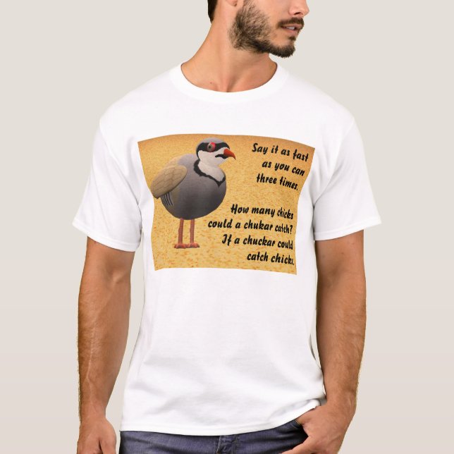 Camiseta Tornado de língua de Chukar (Frente)
