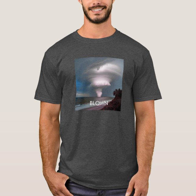 Camiseta Tornado Personalizado Twister Storm (Frente)