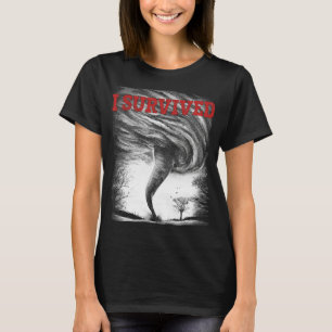 Camiseta Tornado Twister E Furacão Clima Eu Sobrevivo