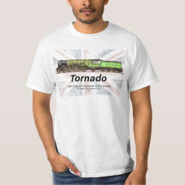 Camiseta Tornado Vintage Comboio a Vapor Comboio Inglês Loc