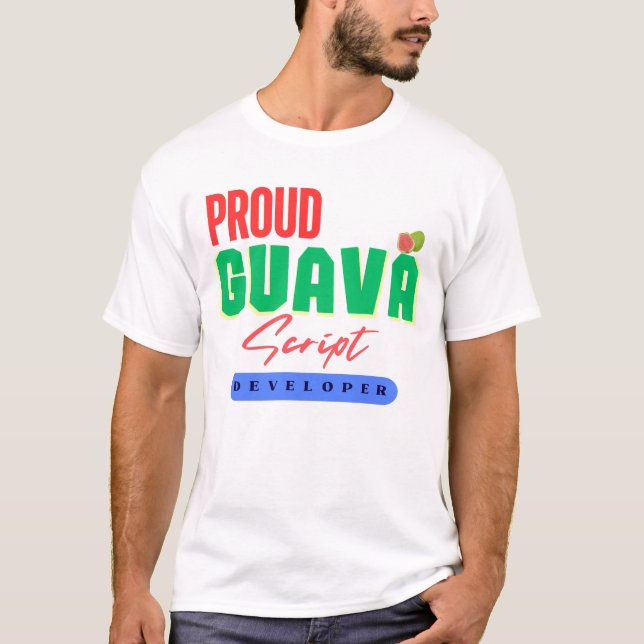Camiseta Tornando-se Desenvolvedor da Linguagem GuavaScript (Frente)